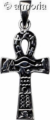 Pendentif Croix Ankh en argent